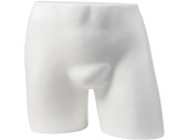 Herren-Hüfttorso Styropor weiss, B 35 x H 36,5cm