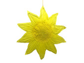 soleil "paper" jaune, Ø 50cm, en...
