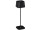 Lampe de table USB "Capri" noire, avec accu et variateur dintensité