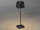 Lampe de table USB "Capri" noire, avec accu et variateur dintensité