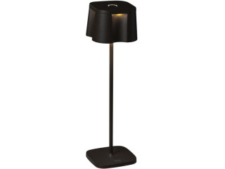 Lampe de table USB "Nice" avec accu et variateur dintensité, noir