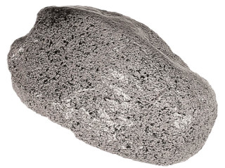 Stein "Kiesel XL" 40 x 14cm grau gesprenkelt, Kunststoff