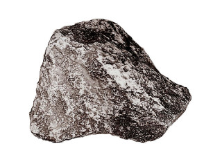 Stein "gross" 18 x 13cm grau, Kunststoff