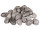 Steine "Flusskiesel klein" 5 x 4cm grau gesprenkelt, Kunststoff, 24 Stück