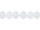 snow crystal garland 300cm Ø 15cm, white-uni, paper flame retardant