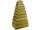 Geschenkboxen-Set 10-tlg. dunkelgold matt/glitter, Grössen: 8 x 2,5 x 5,5 bis 25 x 6 x 17cm