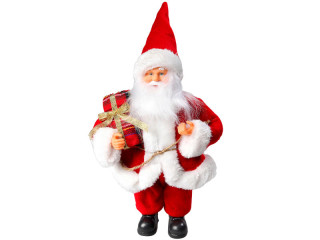 Nikolaus-Dekofigur rot/weiss, H 30cm