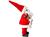 Nikolaus-Dekofigur rot/weiss, H 30cm