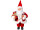 Nikolaus-Dekofigur rot/weiss, H 30cm