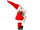 Nikolaus-Dekofigur rot/weiss, H 30cm