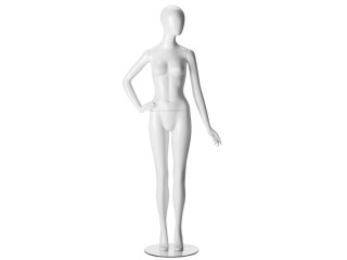mannequin "Ringo female" white arms straight + angle