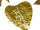 Blätter-Set "Luxury" 9-tlg. gold, 7 - 17cm, Filz/Folie
