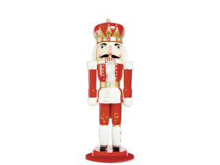 Nussknacker 2D klein rot/bunt, B 20 x H 60cm