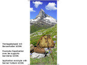 Textilbanner Wandern/Matterhorn 75 x 180cm,...