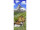 Textilbanner Wandern/Matterhorn 75 x 180cm, grün/blau Schlauchnaht oben+unten