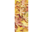 Textilbanner Herbstblätter, 75x180cm, gelb/braun,...