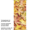 Textilbanner Herbstblätter, 75x180cm, gelb/braun,...