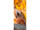 Textilbanner Eichhörnchen 75 x 180cm, orange/bunt Schlauchnaht oben+unten