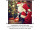 Textilbanner Weihnachtsmann, 75x75cm, rot/weiss/bunt, Schlauchnaht oben+unten