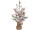 Tanne "Winter-Xmas" in Jutem grün/weiss/rot, H 60cm, Ø 30cm