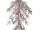 Tannenhänger "Winter-Xmas" grün/weiss/rot, H 75cm