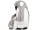 Pinguin "Cool" mit Kind, grau/weiss, 27 x 12 x H 38cm