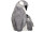 Pinguin "Cool" mit Kind, grau/weiss, 27 x 12 x H 38cm