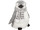Pinguin "Cool" mit Brille, grau/weiss, 16 x 14 x H 22cm