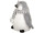 Pinguin "Cool" mit Brille, grau/weiss, 16 x 14 x H 22cm