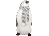 Pinguin "Cool" stehend, grau/weiss, 20 x 20 x H...