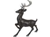 Hirsch "Black Magic" gehend, schwarz/silber, B...