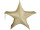 Stern "Deko-Star shining 3D" zum Stellen und Hängen, gold, Ø 135cm, T 40cm