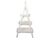 Marktständer "Antik Art" mit 3 Tablets, white-washed, B 48 x T 64 x H 120cm