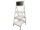 Marktständer "Antik Art" mit 3 Tablets, white-washed, B 48 x T 64 x H 120cm
