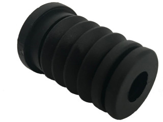 socket for castors black Ø 25mm