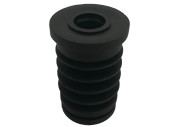 socket for castors black Ø 25mm