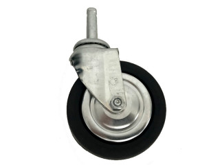 castor black/chrome 80mm without break for 9999000+01