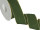 Band "Weihnachts-Basic" mit Goldkante, dunkelgrün/gold, 40mm x 25m