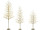 LED-Baum goldfarben, warmweiss, inkl. Netzadapter 31V, in-/outdoor,