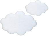 Wolke aus Watte 4cm dick, weiss, schwer entflammbar,...