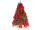 Weihnachtsbaum geschmückt mit Poinsettias und Licht, H 210cm, Ø 150cm
