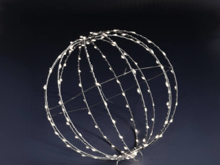 LED-Lichtkugel warmweiss, für Aussen/Innen, Ø 30cm
