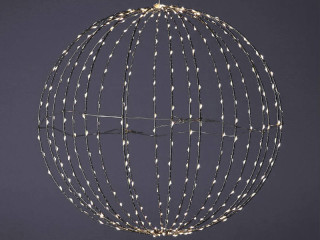 LED-Lichtkugel warmweiss, für Aussen/Innen, Ø 50cm