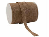 Jute-Band geflochten natural B 12mm, L 20m