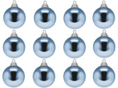 boule de Noël B1 brillant bleu pigeon, Ø 6cm,...