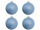 Weihnachtskugel B1 glitter taubenblau, Ø 10cm, 4 Stück
