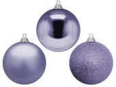 christmas ball B1 lavender, various sizes/versions