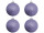 christmas ball B1 glitter lavender, Ø 10cm, 4 pcs.