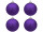 Weihnachtskugel B1 matt violett, Ø 10cm, 4 Stück