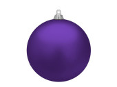 Weihnachtskugel B1 matt violett, Ø 15cm, 1 Stück